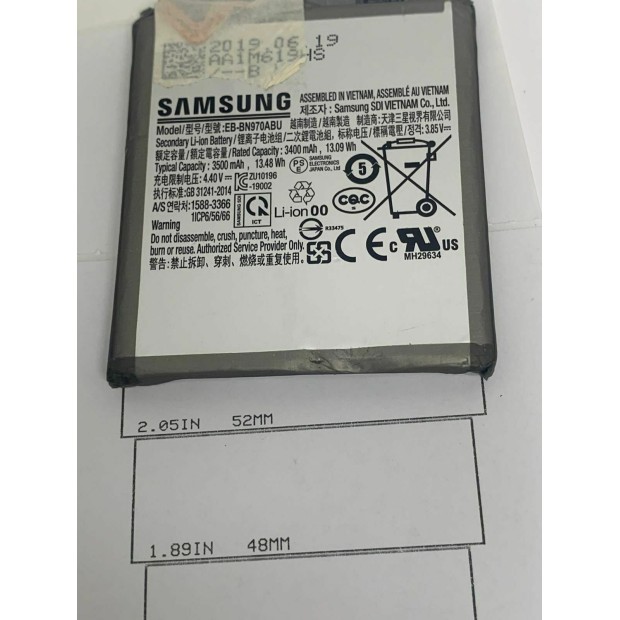 Battery For Samsung EB-BN970ABU - 800mah UK Battery For Samsung EB-BN970ABU - 800mah UK