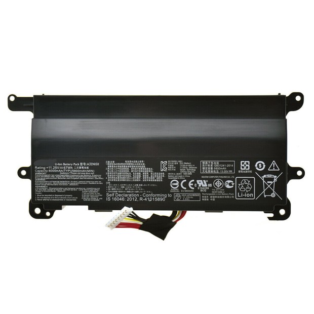 For Battery for Asus A32N1511 - 67Wh