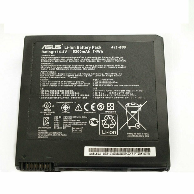 Battery for A42-G55 - 74Wh UK