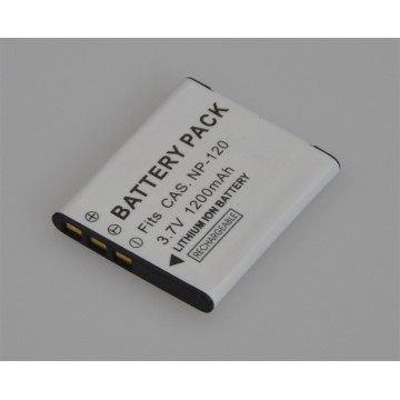 Replace Battery for Casio NP-120 Camera UK