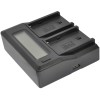 Battery Charger for Olympus BLN-1 AC Dual LCD UK