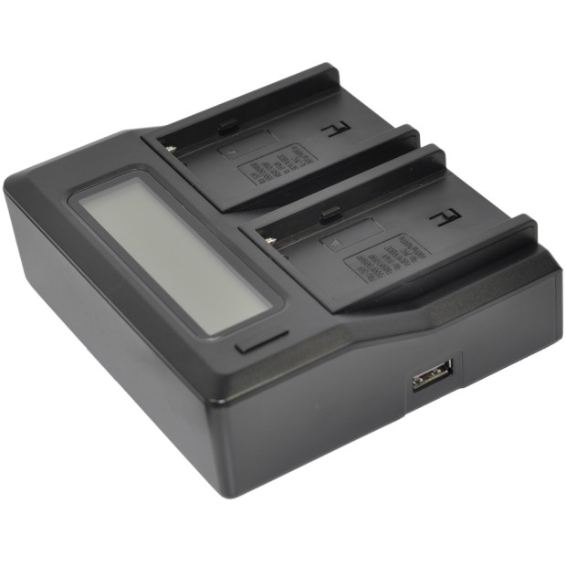 Battery Charger AC Wall Dual LCD for NP-FM500H Battery Charger AC Wall Dual LCD for NP-FM500H