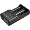 Charger K120 for 18650 16340 18500 18350 14500 14500 14250 26650 22650 Battery