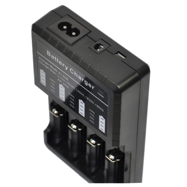 Charger K135 for 18650 16340 18500 18350 14500 14500 Battery