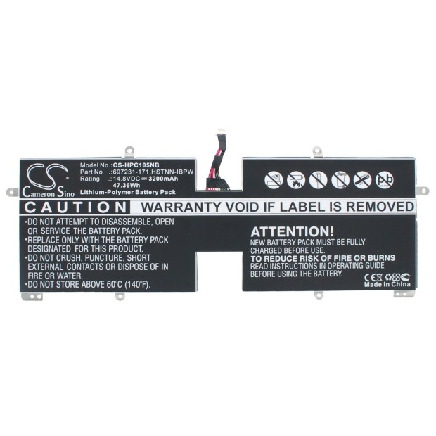 For HP HSTNN-IBPW Battery - 4400mah UK