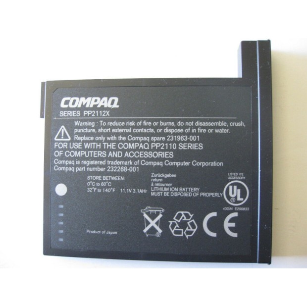 For HP 232268-001 Battery - 3400mah UK