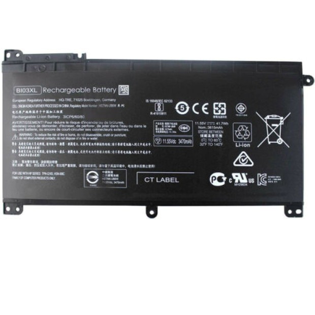 For HP HSTNN-UB6W Battery - 41.7Wh UK For HP HSTNN-UB6W Battery - 41.7Wh UK
