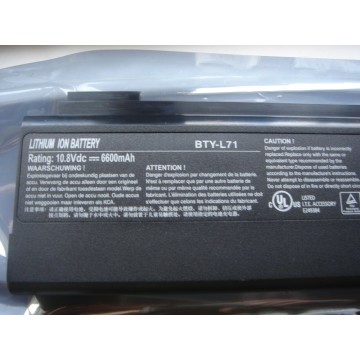 Battery For MSI BTY-L71 - 6.6A UK Battery For MSI BTY-L71 - 6.6A UK