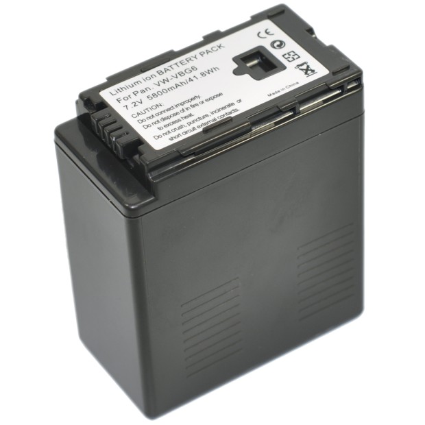 For Panasonic VW-VBG6 Battery