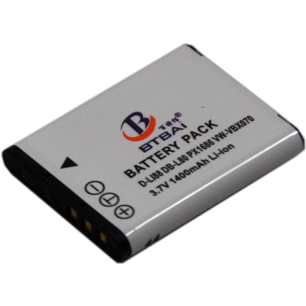  Camera Battery for Sanyo DB-L80