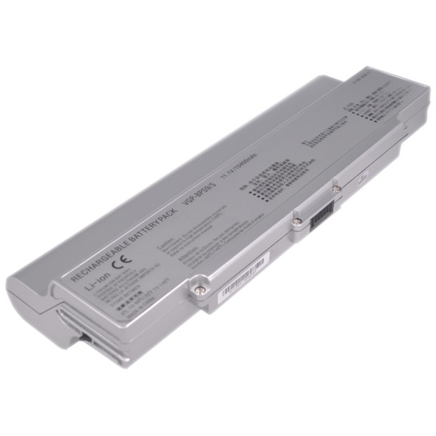 Battery for Sony VGP-BPS10S VGN-NR120E Laptop - 12Cells Sliver UK Battery for Sony VGP-BPS10S VGN-NR120E Laptop - 12Cells Sliver UK