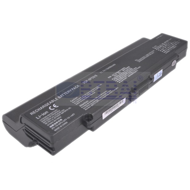 Battery for Sony VGP-BPS10 VGN-NR120E Laptop - 12Cells Black UK
