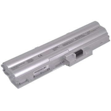 Battery for Sony VGP-BPL12 - 6Cells Sliver UK Battery for Sony VGP-BPL12 - 6Cells Sliver UK