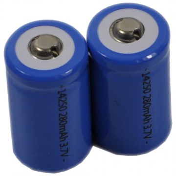 2x 14250 Battery Top Button Rechargeable UK 2x 14250 Battery Top Button Rechargeable UK