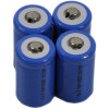 4x 14250 Battery Top Button Rechargeable