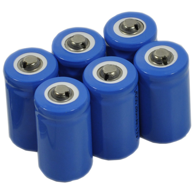 6x 14250 Battery Top Button Rechargeable 6x 14250 Battery Top Button Rechargeable