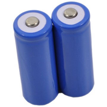 2x 18500 Battery Top Button Li-ion Rechargeable 3.7V US